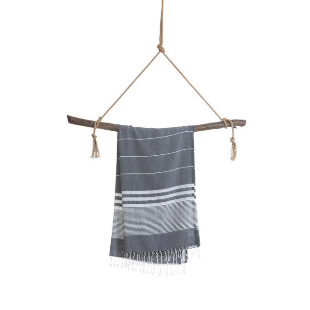 Towel 2 Go - Bali Hamman Håndkle - Grå