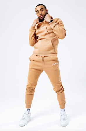 Hype - Scrible Logo Hoodie - Beige