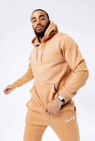 Hype - Scrible Logo Hoodie - Beige
