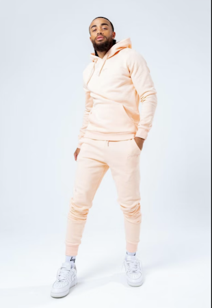 Hype - Tracksuit SET - Hoodie + Pants - Cream
