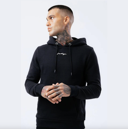 Hype - Acid Wash Hoodie - Black