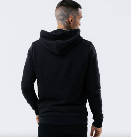 Hype - Acid Wash Hoodie - Black
