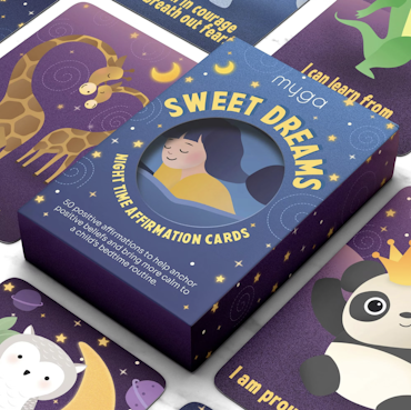 Myga - Sweet Dreams Night Time Affirmation Cards