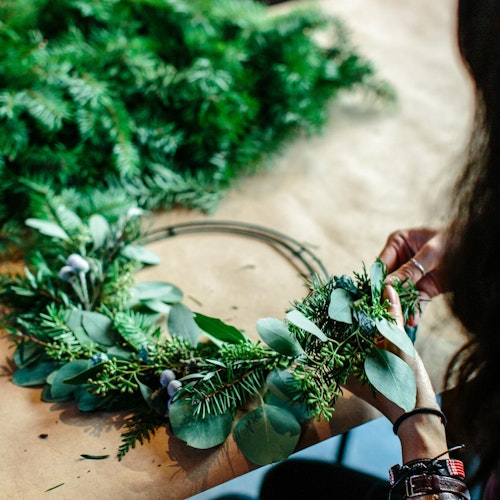 Door wreath course