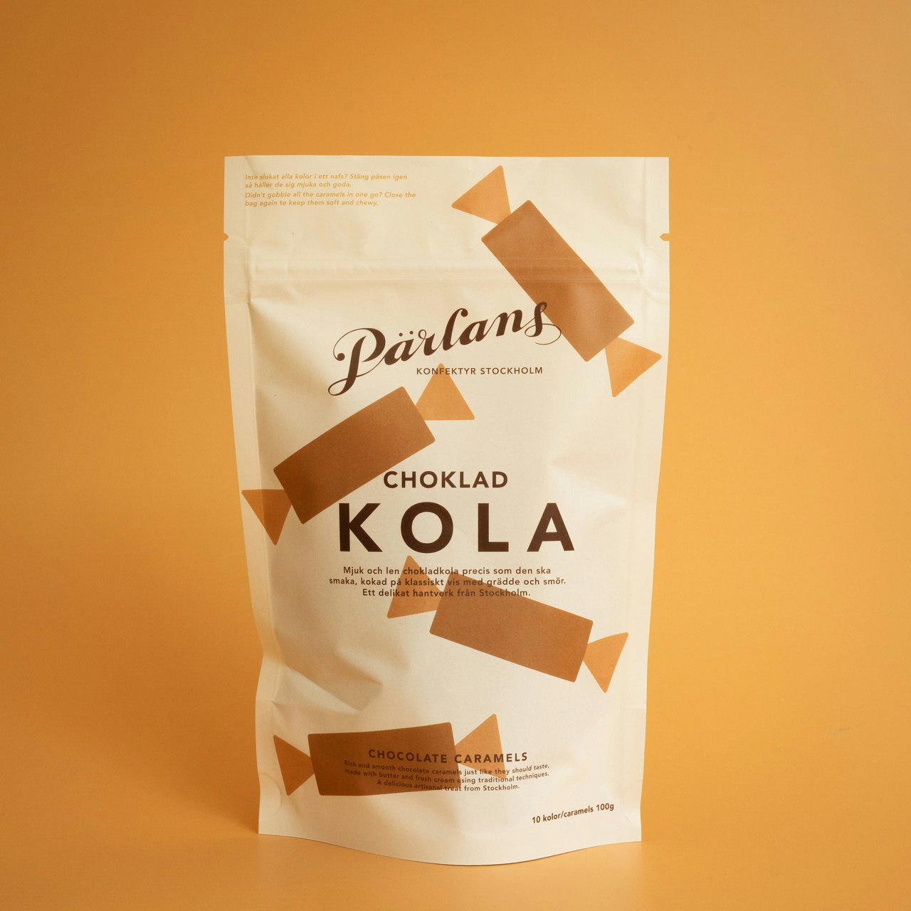 Kola i påse - choklad 10 bitar