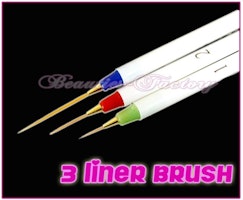 Liner Penselset - 3st