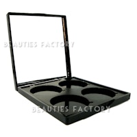 Palett Case med spegel - 4 platser