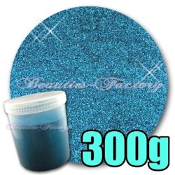 Finkornigt Glitter - 300g - Blue