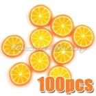 Fimo frukt figurer - Orange
