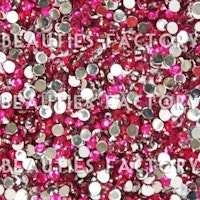 Rhinestones - Runda 2mm - 20000st/påse - Cherry