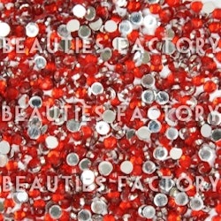 Rhinestones - Runda 2mm - 20000st/påse - Red