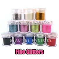 Finkornigt Glitter set - 12st