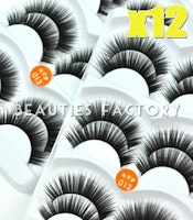 Korean Style Lashes - 12 par - 2