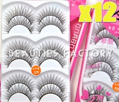 Korean Style Lashes - 12 par - 6