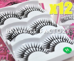 Korean Style Lashes - 12 par - 8