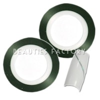 Striping tape - Light Green with shiny dots