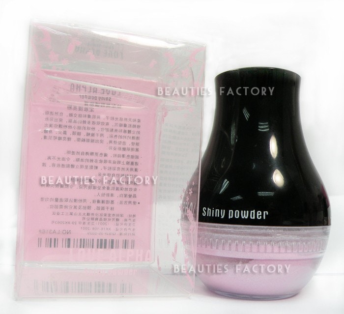 Love Alpha Glitter Powder - Pink