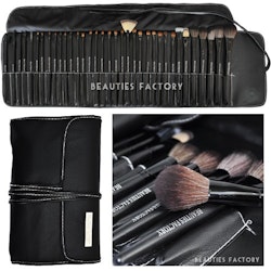 Beauties Factory Sminkborstset - 35pcs - All-Time Artist Pure Black