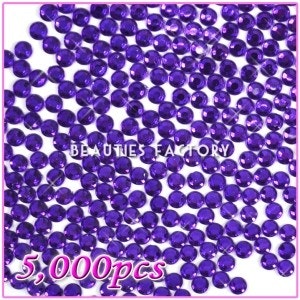 Pro Rhinestones Runda 5mm - 5000st/påse - Violet