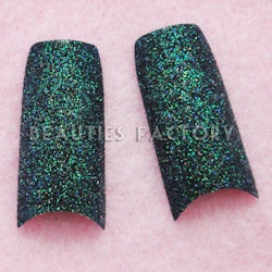 Glitter Franska Tippar - Black