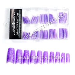 Glitter Franska Tippar - Purple