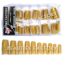 Glitter Franska Tippar - Gold