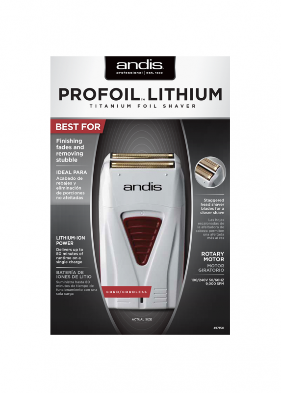 Andis ProFoil Lithium Titanium