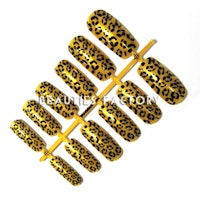 12st Design Lösnaglar - Gold Leopard