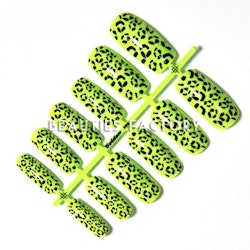 12st Design Lösnaglar - Green Leopard