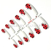 12st Design Lösnaglar - Ladybug