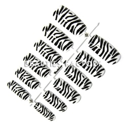 12st Design Lösnaglar - Zebra