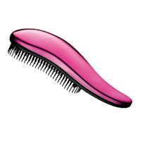 Bella Nova Detangler Brush Metallic Pink