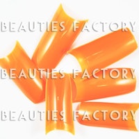 500st Pro Färgade Franska Tippar - Opaque Orange