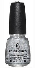 China Glaze Nail Lacquer - Glistening Snow 14ml