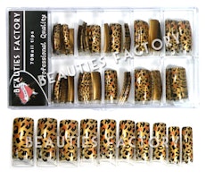 70st Airbrushed Franska Tippar - Gold Leopard