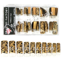 70st Airbrushed Halv Tippar - Gold Tiger