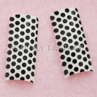 70st Airbrushed Franska Tippar - Black Dots