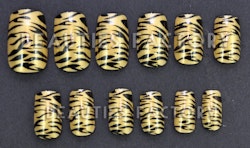 12st Design Lösnaglar - Gold Panther