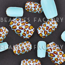 12st Design Lösnaglar - Blue Leopard