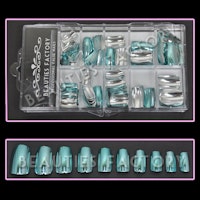 100st Lösnaglar - Electric Blue