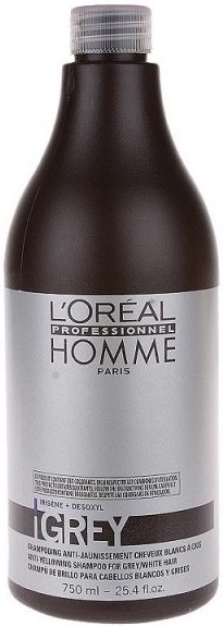 Loreal Homme Grey Shampoo 750ml