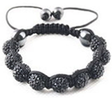 Shamballa Armband - Svart