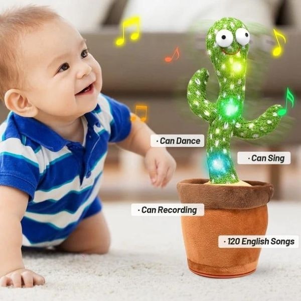 Dancing and Singing Cactus - Rechargeable