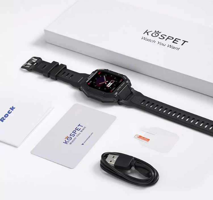 Kospet Rock Bluetooth Smartwatch 3 ATM