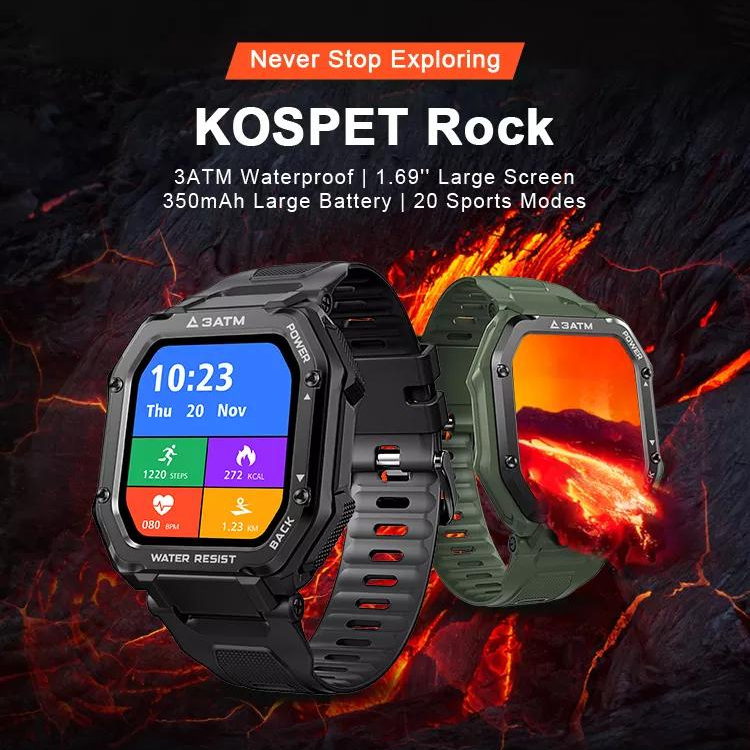 Kospet Rock Bluetooth Smartwatch 3 ATM