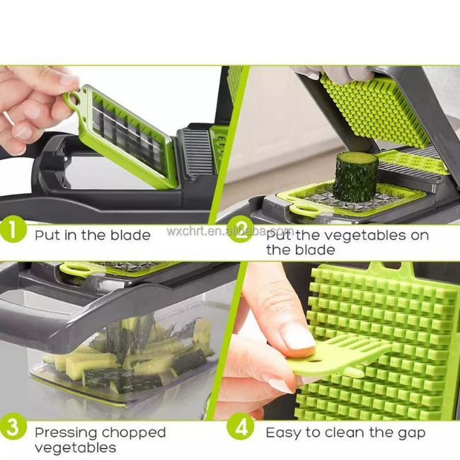 Multifunctional vegetable slicer fruit slicer, 9 in 1