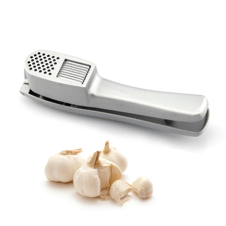 Garlic press and garlic cutter 2 in 1