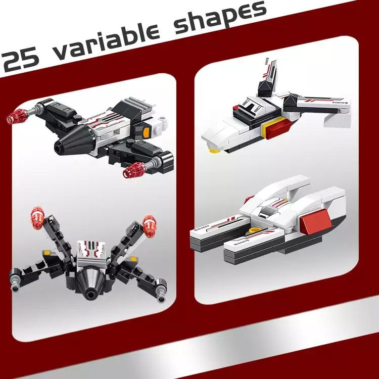RX Mecha 12 IN 1 Horsetail shapes for children educational toys