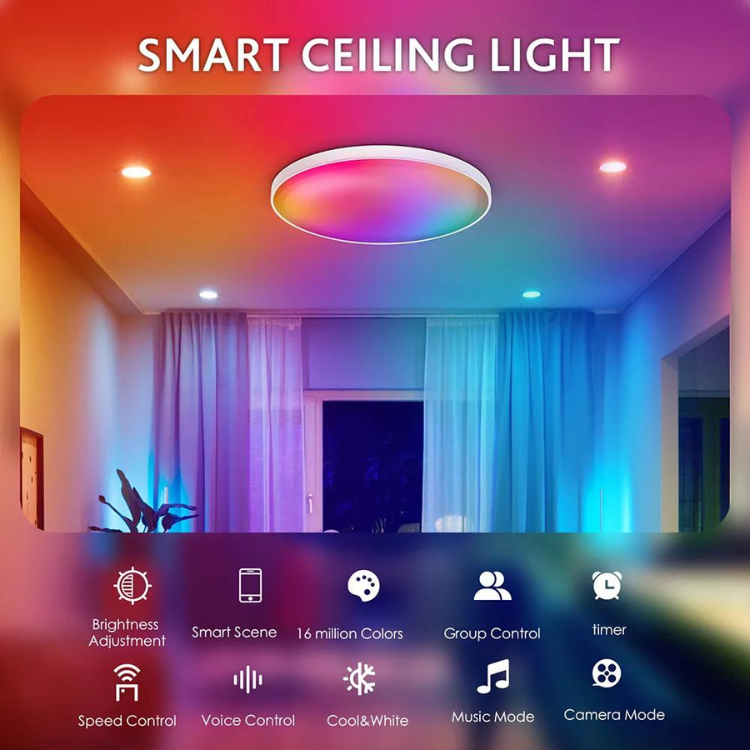 Smart home lighting WIFI-Bluetooth Remote control 30W