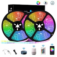 Smart WiFi 5050 SMD RGB Vattentät LED Strip Light Smart Wifi Led Strip Lights med Alexa Google Assistant App